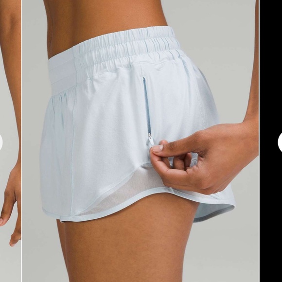 Lululemon | Hotty Hot Low-Rise Lined Short 2.5" Inseam in Powder Blue - Picture 4 of 16